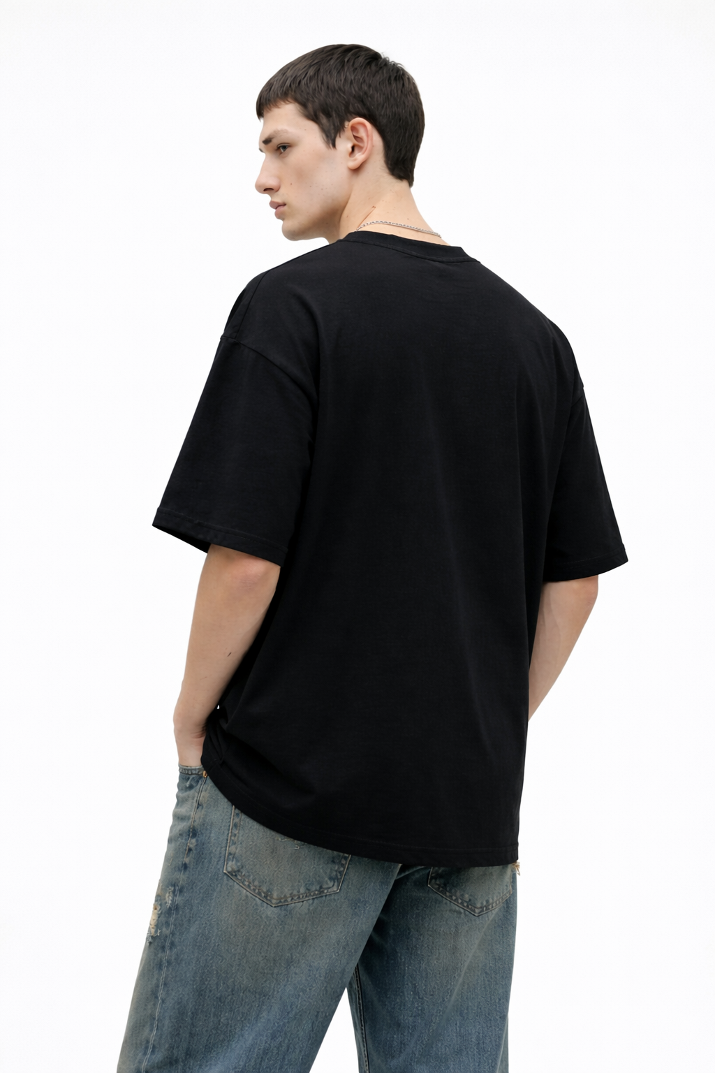 ROFYT Oversized Black T-Shirt
