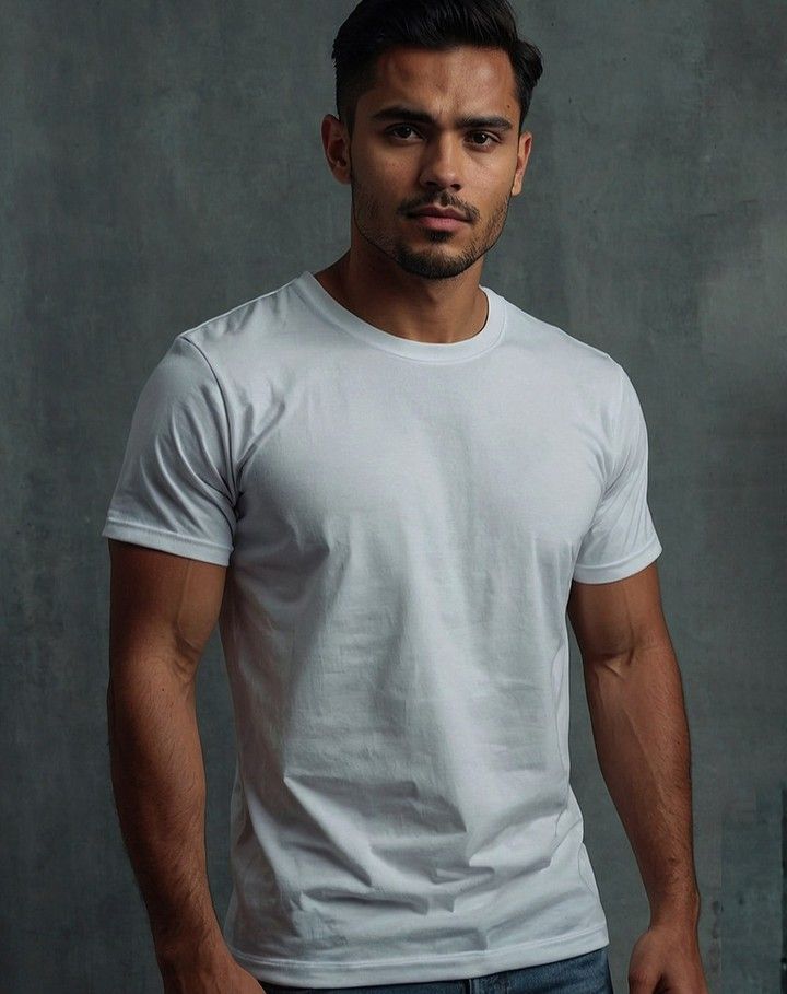 ROFYT Classic Plain White T-Shirt